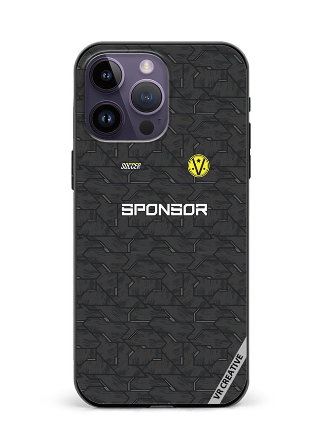 VR CREATIVE Protective Case Cover For Apple iPhone 16 Pro Soccer Jersey Design Multicolour - Image 1