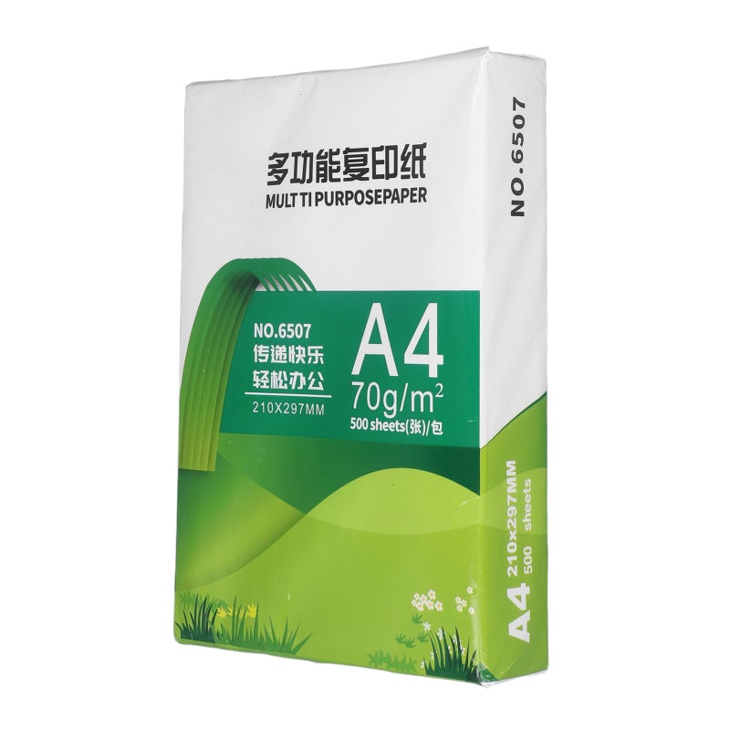 A4 Copy Paper 500 Sheets: Pure White 297x210mm Wood Pulp - Smooth Coated Surface High Speed Printer Paper for Home Office School Everyday Printing - Image 5