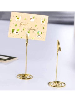 XiuWoo 12-Piece Place Card Holders Gold  - Image 2