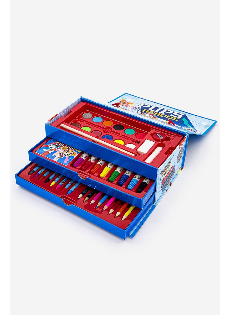 Nick Jr Drawing Coloring Case Set Anything is Pawsible, Blue  - Image 1