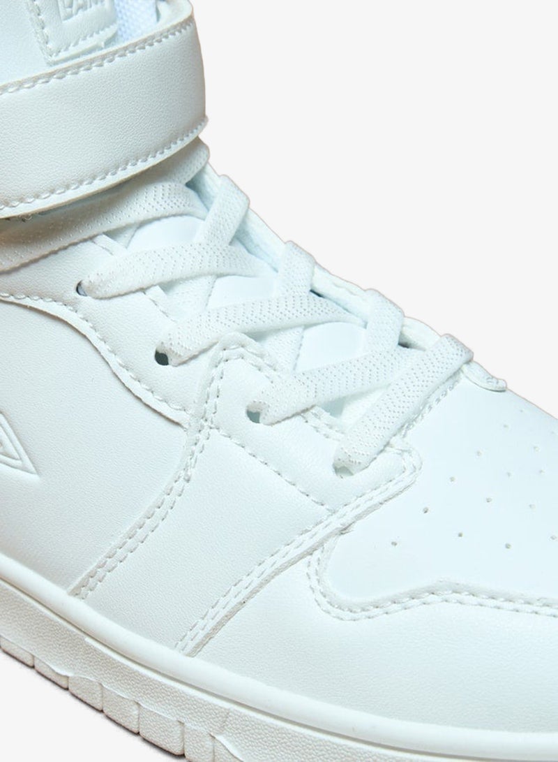 Oaklan by Shoexpress Panelled High-Top Sneakers with Hook and Loop Closure - Image 4