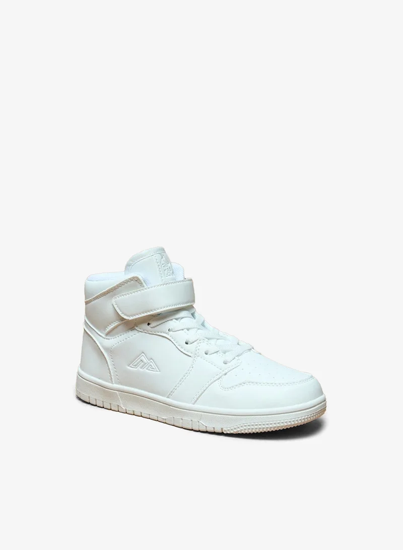 Oaklan by Shoexpress  Panelled High-Top Sneakers with Hook and Loop Closure for Men | Best Price UAE