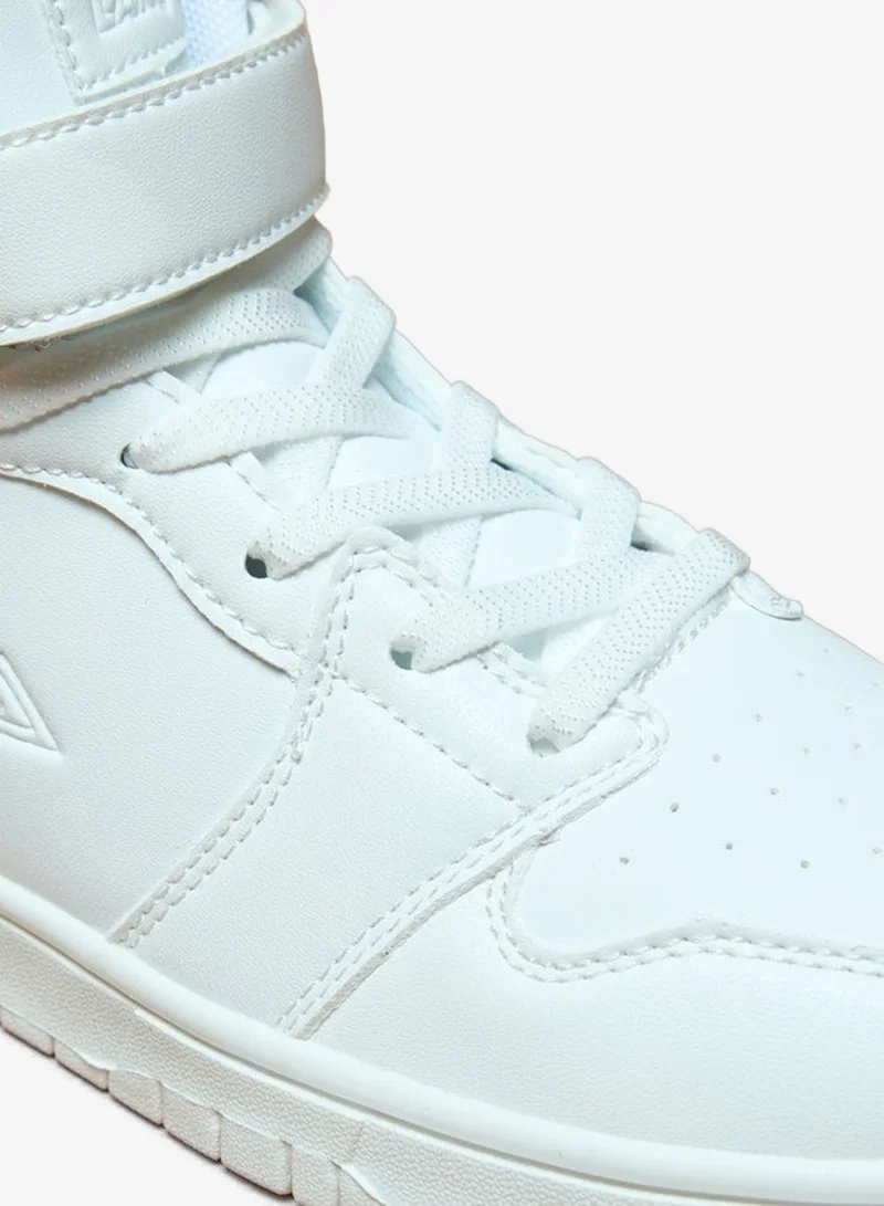 Oaklan by Shoexpress  Panelled High-Top Sneakers with Hook and Loop Closure for Men | Best Price UAE