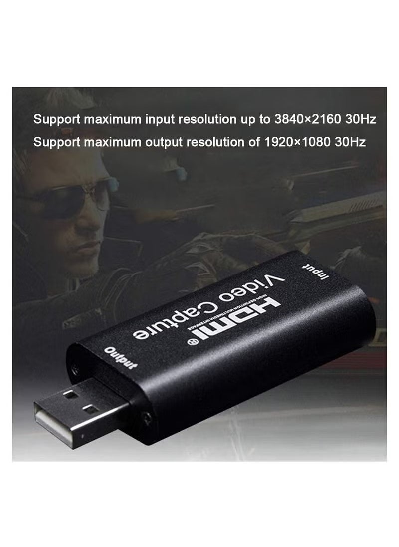 Generic Video Capture Card HDMI High Definition Acquisition Live Streaming Broadcasting Mini USB 2.0  - Image 2