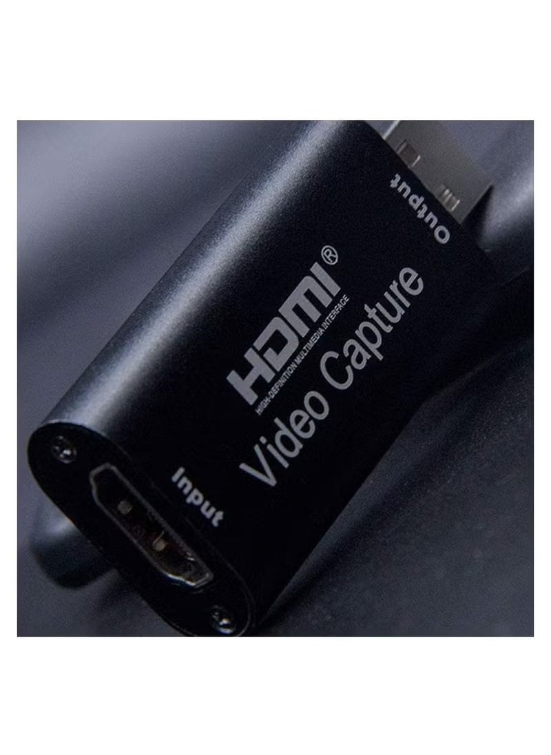 Video Capture Card HDMI High Definition Acquisition Live Streaming Broadcasting Mini USB 2.0