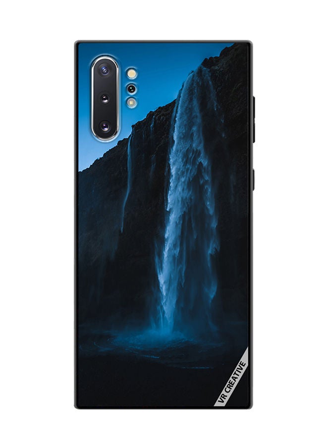 VR CREATIVE Protective Case Cover For Samsung Galaxy Note10 Plus 5G Blue Waterfall Design Multicolour - Image 1