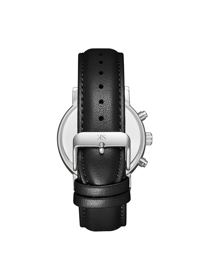 KENNETH SCOTT Kenneth Scott Men's Black  Dial Analog Watch - K24119-SLBB  - Image 2