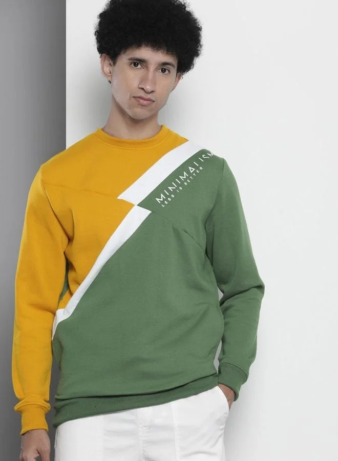 The Indian Garage Co  The Indian Garage Co Men Regular Fit Printed Crew Neck Full Sleeves Sweatshirt  | Best Price UAE