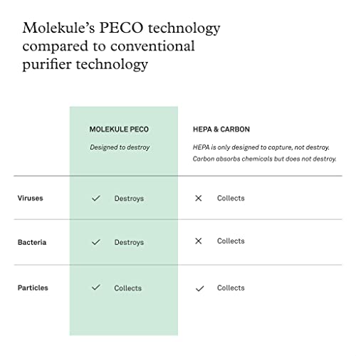 Molekule Air Mini & Air Mini+ PECO Filter - Nanocatalytic Filter for Healthy Air Quality - Eliminates Allergens & Viruses at a Molecular Level - Light-Activated - Home & Office Use - Image 4