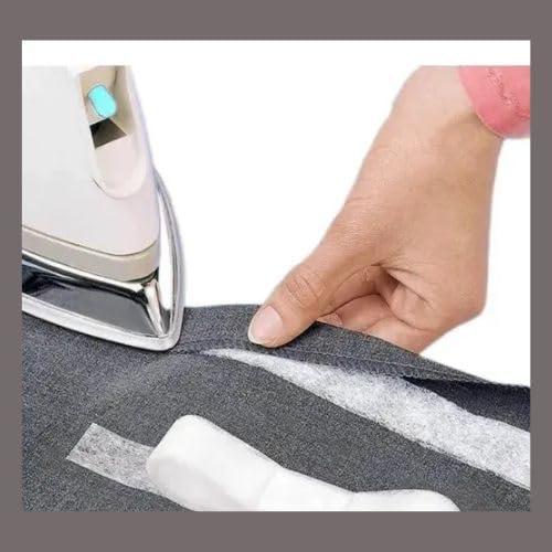 Generic Wonder Web Hemming Tape – 100 Metres | 20mm Wide | No-Sew Iron-On Hem Tape for Trousers, Curtains, Fabrics & Clothes  - Image 4