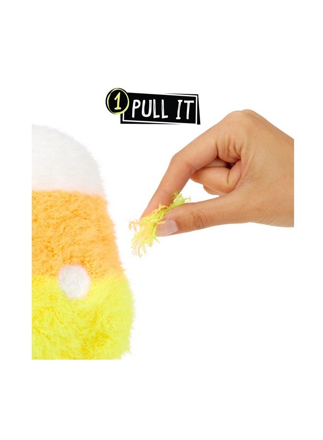 Fluffie Stuffiez دمى فلوفي ستافيز هالوين حلوى الذرة الصغيرة القابلة للجمع، كشف المفاجأة عند فتح العلبة مع تجربة اللمس الناعمة، سحب الفراء القابل للتخصيص، ناعمة للغاية - Image 3