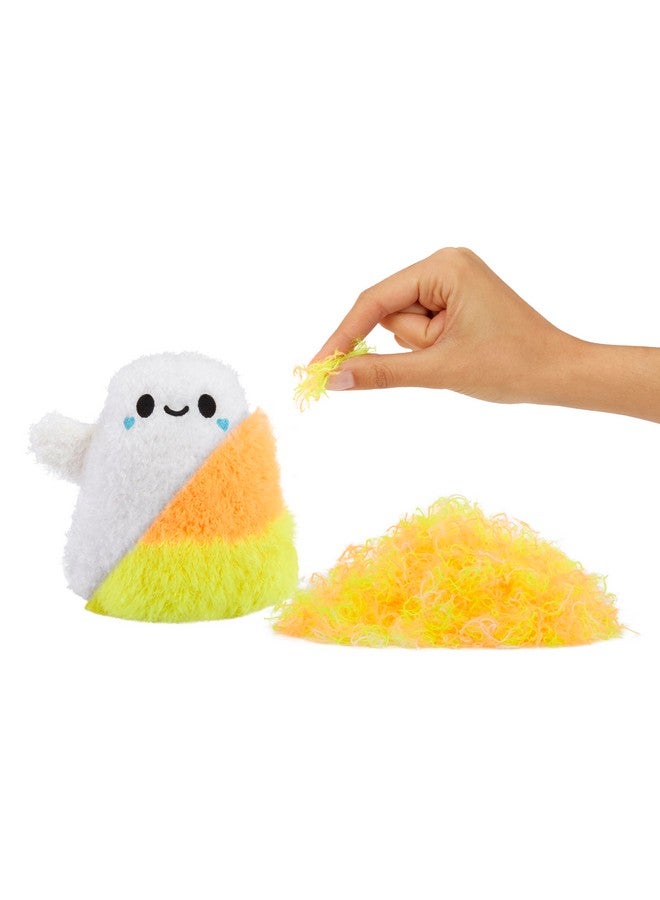 Fluffie Stuffiez دمى فلوفي ستافيز هالوين حلوى الذرة الصغيرة القابلة للجمع، كشف المفاجأة عند فتح العلبة مع تجربة اللمس الناعمة، سحب الفراء القابل للتخصيص، ناعمة للغاية - Image 2