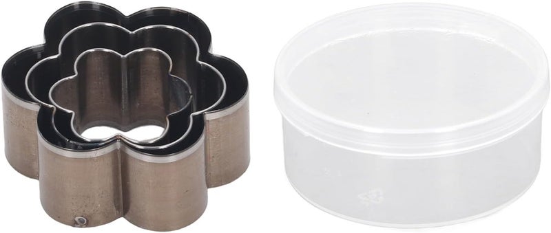klarako 3 Pcs Flower Shaped Leather Cutter 30 40 50mm Alloy Steel Leather Cutting Die Punch for Layered Fabrics - Image 1