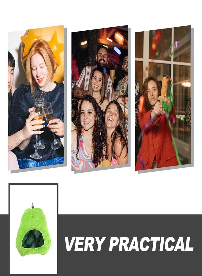 سولوستر وسادة فاكهة على شكل قبعة كمثرى معطرة من سولستر، قطعة واحدة، مثالية كهدايا لحفلات أعياد الميلاد للكبار. وسادة قطيفة، قبعة حفلات تنكرية مرحة، قبعات حفلات مرحة، قبعة قطيفة وقطن بولي بروبيلين للكبار، غطاء رأس كرتوني. - Image 3