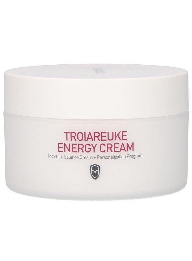 TROIAREUKE Energy Cream, Deep Nourishing Moisturizer for Face, Moisturizing Facial Night Cream with Bifida, Galactomyces, and Peptides For Dry, Dehydrated, and Combination Skin, Korean Skin Care - Image 1