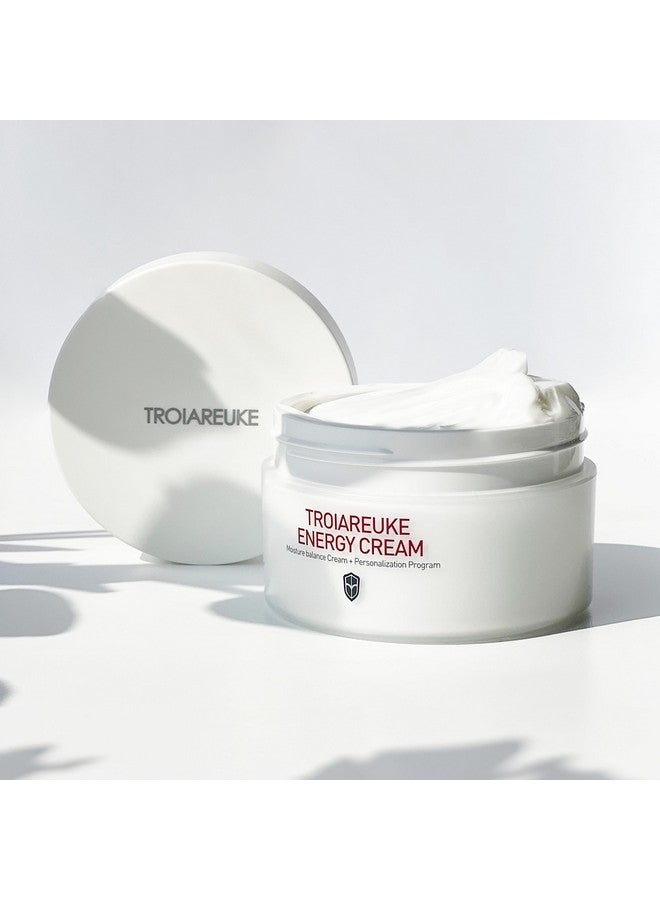 TROIAREUKE Energy Cream, Deep Nourishing Moisturizer for Face, Moisturizing Facial Night Cream with Bifida, Galactomyces, and Peptides For Dry, Dehydrated, and Combination Skin, Korean Skin Care - Image 2