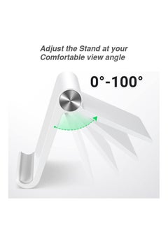 TEGRILO Cell Phone Stand for Desk Adjustable Desktop Phone Holder Compatible with iPhone 13 12 Pro Max 11 SE XS XR 8 Plus 6 7 Samsung Galaxy Note20 S20 S10 S9 S8  - Image 3