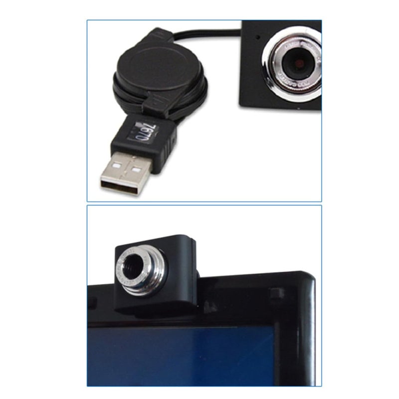 كاميرا ويب USB للكمبيوتر المحمول وسطح المكتب، زاوية واسعة 120 درجة، فيديو عالي الدقة، قم بالتشغيل واستمتع، اللون أسود - Image 3
