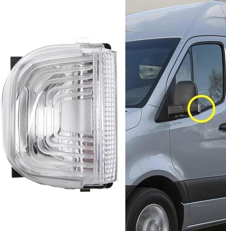 Wivplex Rearview Mirror Turn Signal Light for Mercedes Sprinter - Image 4