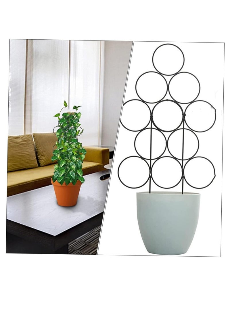 RATSAW - 4pcs Iron Garden Trellis Vegetable Trellis Climbing Plant Support Garden Plant Support Stakes Indoor Potted Plants Cage Grape Plant Trellis for Climbing Plant Wood Pile Outdoor - Image 1