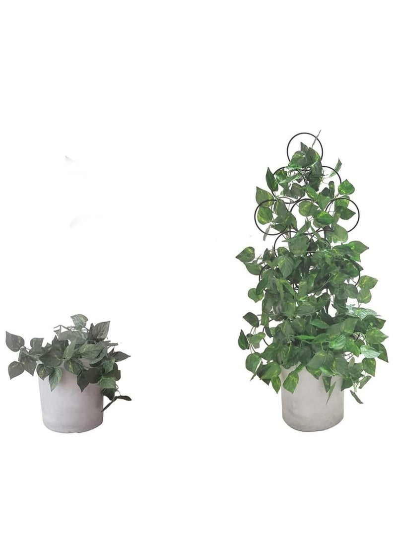 RATSAW - 4pcs Iron Garden Trellis Vegetable Trellis Climbing Plant Support Garden Plant Support Stakes Indoor Potted Plants Cage Grape Plant Trellis for Climbing Plant Wood Pile Outdoor - Image 1