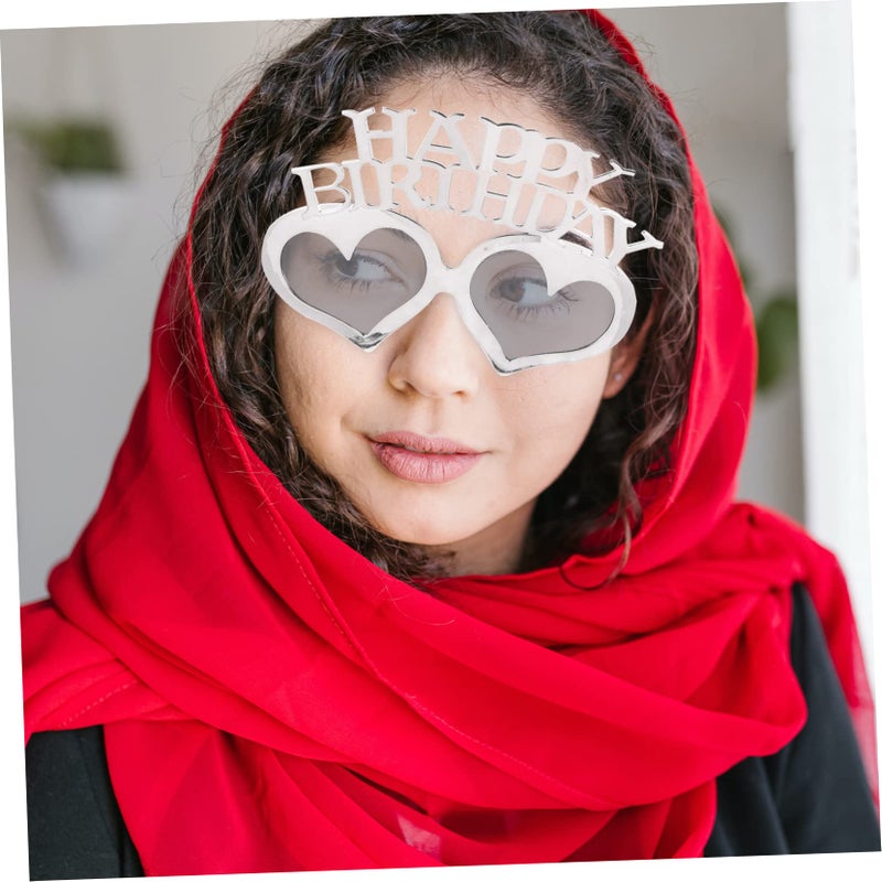 3Pcs Heart Shaped Birthday Party Glasses Novelty Eyewear For Kids Summer Travel - Image 3
