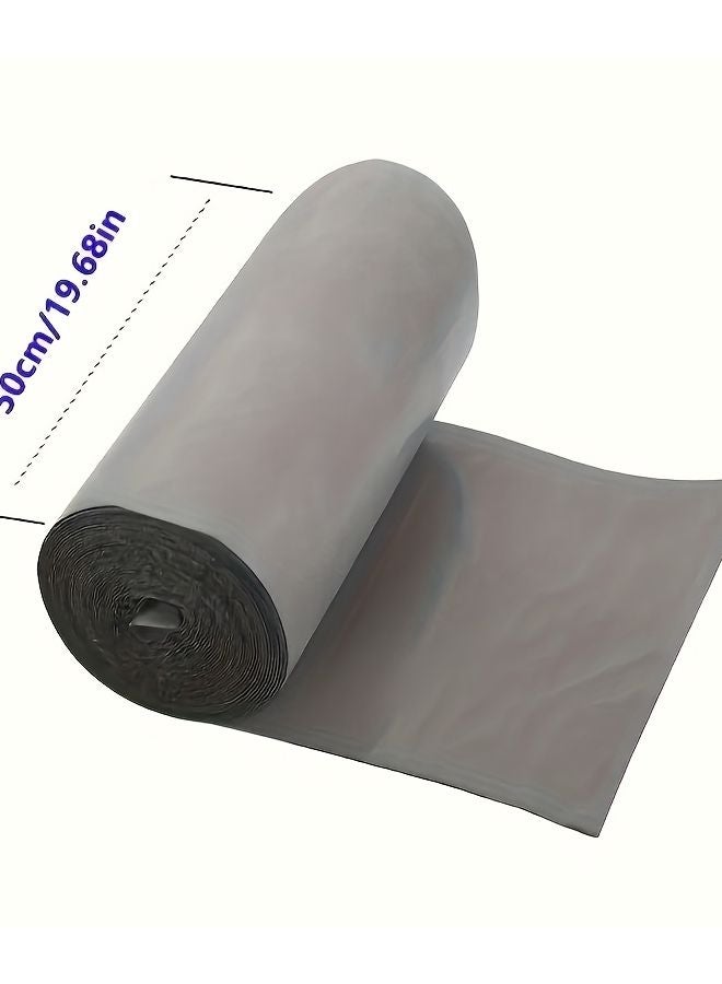 شريط سقف ثقيل من البولي فينيل كلوريد مقاوم للماء، لون رمادي، مقاس 19.6 × 196 بوصة، مقاوم للشيخوخة والصدا. - Image 1