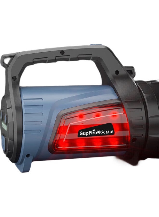 SupFire M16 Flashlight, High Brightness, Long Battery Life, Handheld Searchlight, High-Power Outdoor Ultra-Bright Long-Range Patrol Light For Home Use - Image 2
