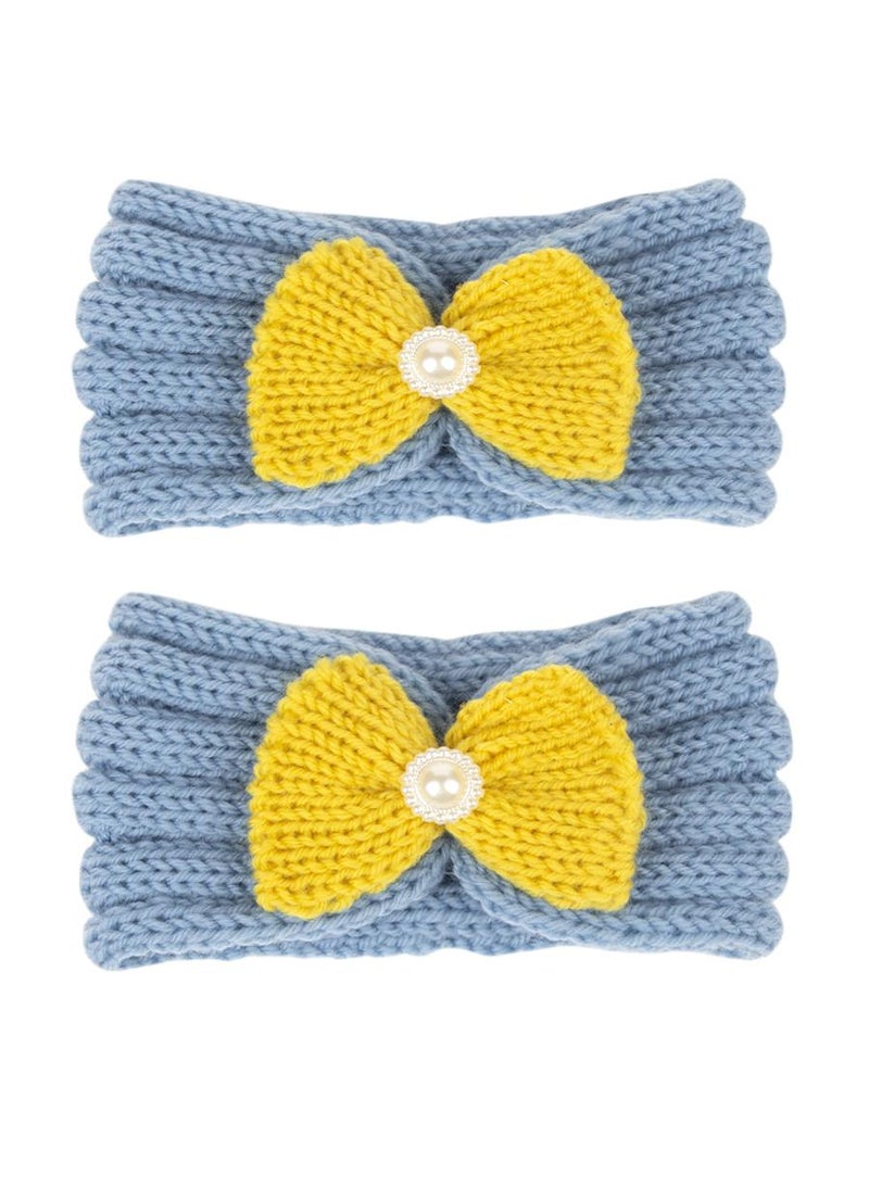 Y&D 2 Piece Baby Knitted Protective Headscarf  - Image 1