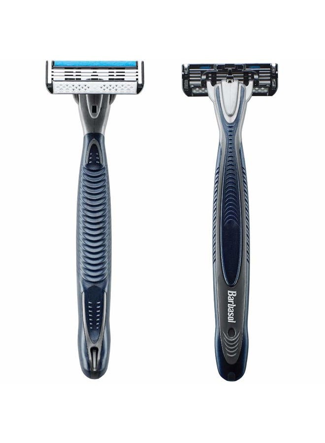 Barbasol Ultra 3 Premium Disposable Razor, 4 Count - Image 4