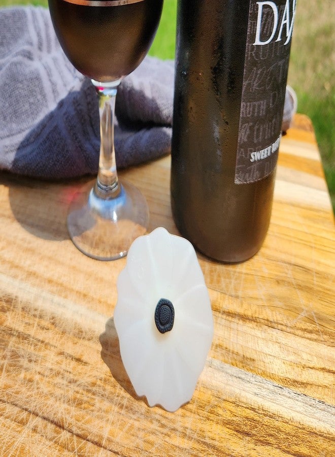 تشارلز فيانسين مجموعة سدادات زجاجات النبيذ/الزجاجات المسطحة من السيليكون من تشارلز فيانسين بوبي بوب - سيليكون (وردي، أبيض، نيلي، أزرق) - Image 2