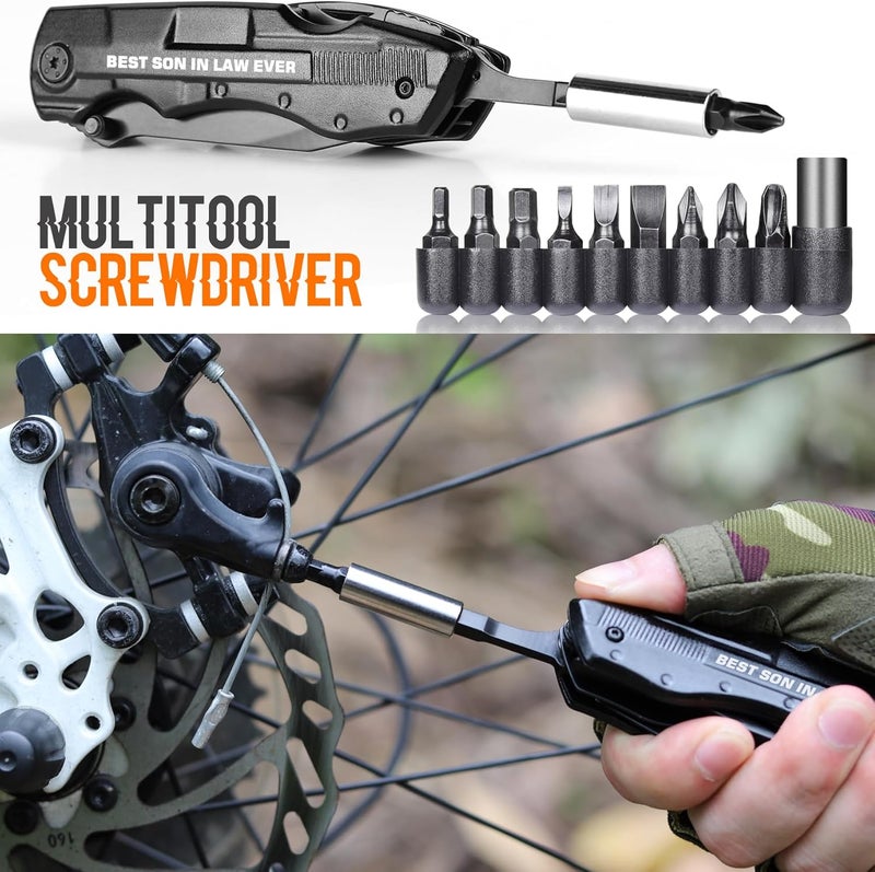 ONEAGE Son in Law Gifts, Multitool Knife, Gifts for Son in law, Christmas Practical Gift, Son’s Birthday Presents, Son-in-law Gift for Camping, Hiking, Fishing, 20 in 1 Multitool - Image 5