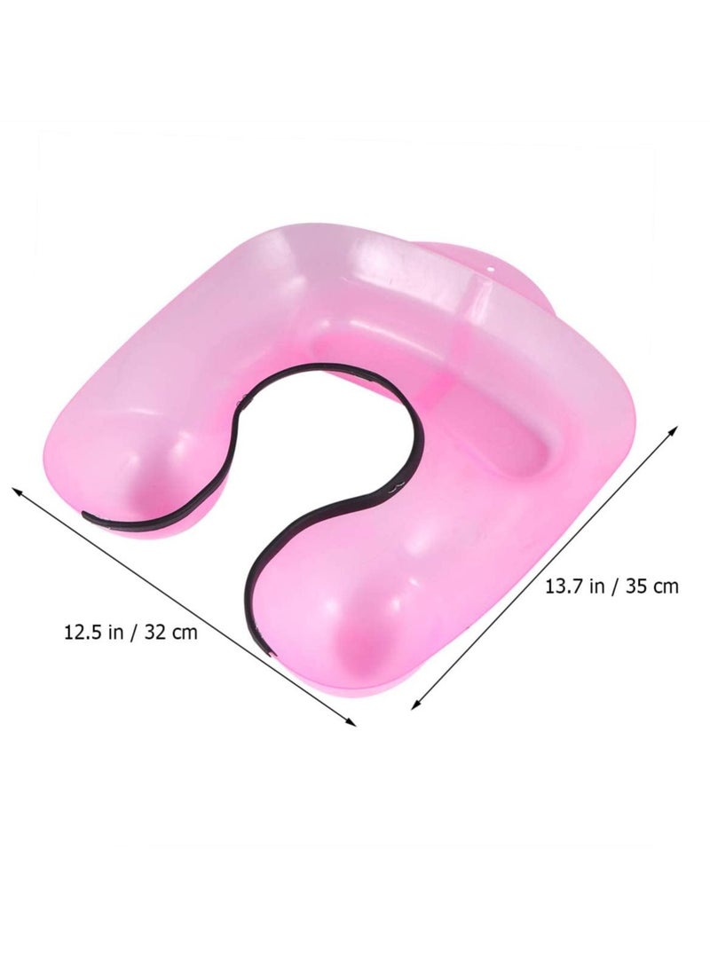 KASTWAVE 2 Pcs Salon Hairdressing Neck Tray Plastic Hair Coloring Shoulder Support Cover Hair Cutting Shoulder Catcher Professional Hair Perming Neck Rest Container Clothing Protector Hairdressing Tool - Image 2