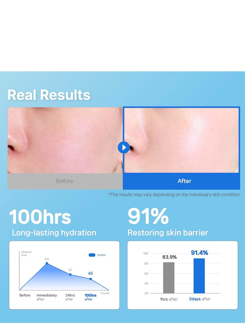 Illiyoon Ceramide Ato Concentrate Cream - 100hr Hydration Face & Body Moisturizer for Dry & Sensitive Skin, Skin Barrier Repair, Vegan Certified, Gentle for Infants (200ml) - Image 4