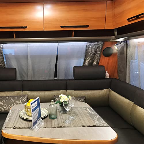 THALASSA 3W RV Wall Reading Lamp USB Port, Chrome Finish Low Voltage 0.25A, 10V-30V LED Flexible Surface Mounted Caravan Boat RV Warm White Light Great for Interior Environment - Image 3