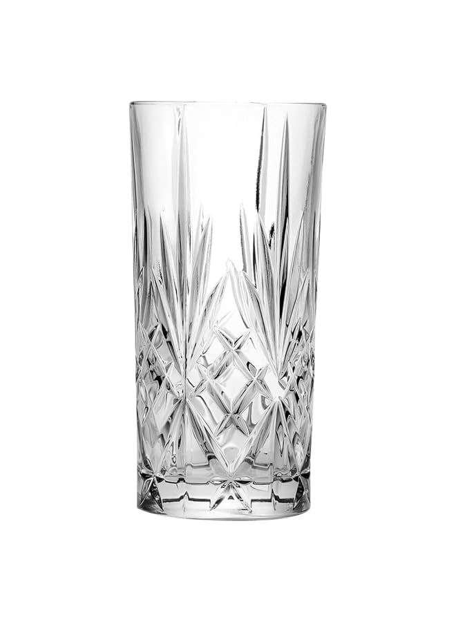 RCR 25766020006 أكواب مياه كوكتيل هاي بول من ميلوديا كريستال، 350 مل، مجموعة من 6 قطع - Image 1