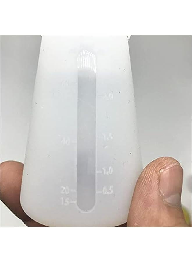 4 pcs Silicone Oil bottle brush， BBQ/Pastry Basting Brushes,Silicone Cooking Grill Barbecue Baking Pastry Oil/Honey/Sauce Bottle Brush (Red, orange, green, blue) - Image 3