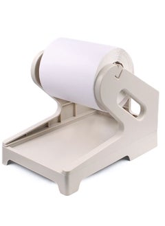KASTWAVE Label Holder,Thermal Label Holder for Rolls and Fan-fold Stack Labels Paper Holder Bracket Stand Work with Desktop Thermal Shipping Label Printer  - Image 1