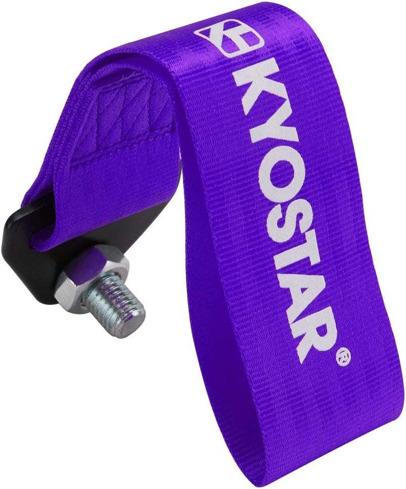Kyostar High Strength Racing Tow Strap for Front Rear Bumper Hook (Purple) - Image 4