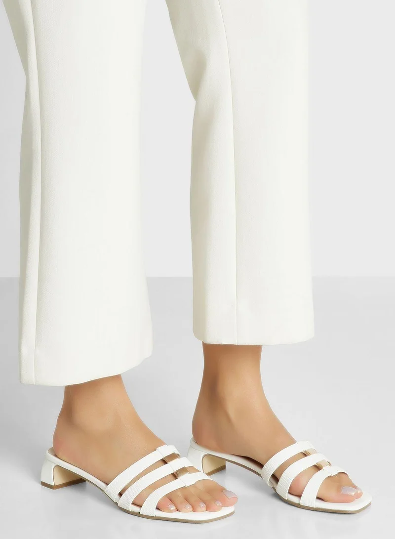 Vincci Multi Strap Low Heel Sandals