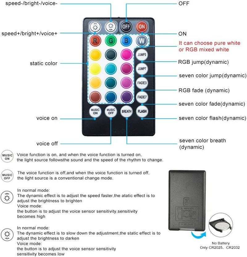 Amki 16W Bluetooth Fiber Optic Curtain Light Kit, RGBW Waterfall Effect Music Mode App/Remote Control Curtain Lighting for Kids Sensory Room Home Decor with Fiber Cable 0.03in/0.75mm 9.8ft/3m 300pcs - Image 4