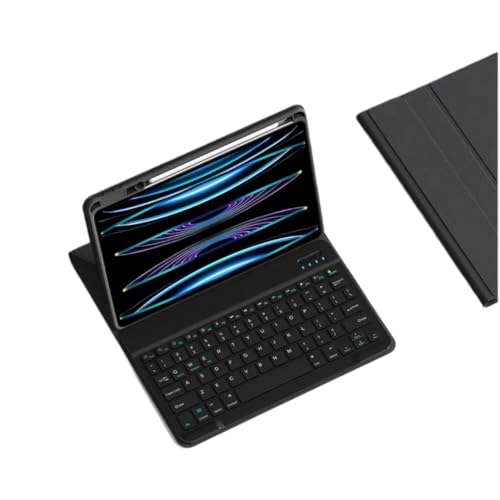 AnMengXinLing Keyboard Case for iPad mini 7 (A17 Pro) /Mini 6, Magnetic Detachable Case with Keyboard Built in Pencil Holder for 8.3inch iPad Mini7th/6th Generation, Black - Image 1