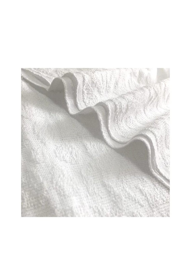 REBENUO - Ihram 2-Piece Hajj And Umrah Religious Cloth For Men Ahram Ehram Soft White 1200 - Image 1