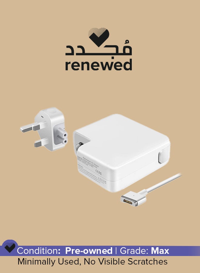 Apple Renewed - 45W MagSafe 2 Power Adapter For MacBook Air White - Image 1