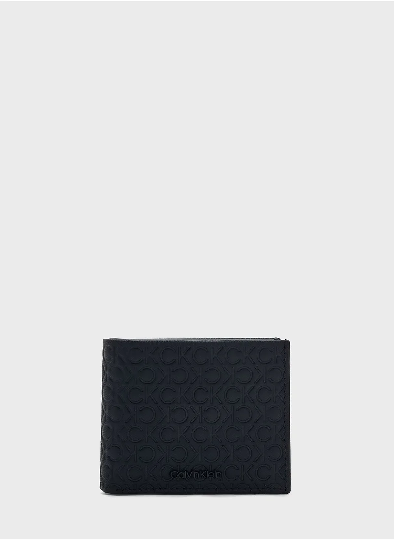 CALVIN KLEIN Logo Emboss Bifold Wallet