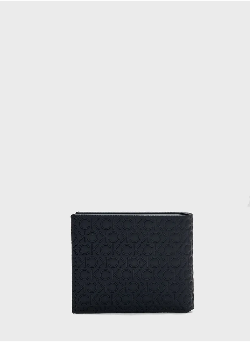 CALVIN KLEIN Logo Emboss Bifold Wallet