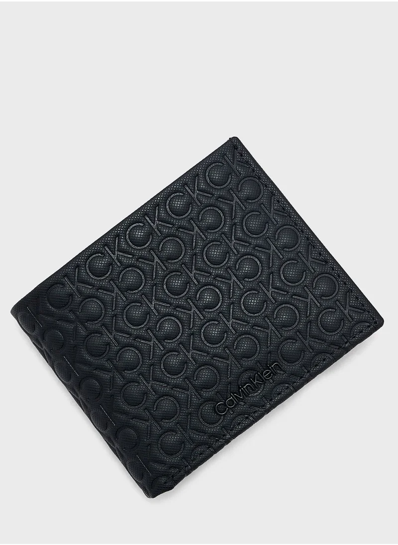 CALVIN KLEIN Logo Emboss Bifold Wallet