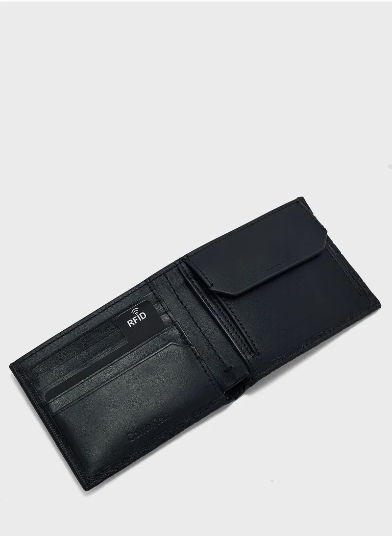 CALVIN KLEIN Logo Emboss Bifold Wallet