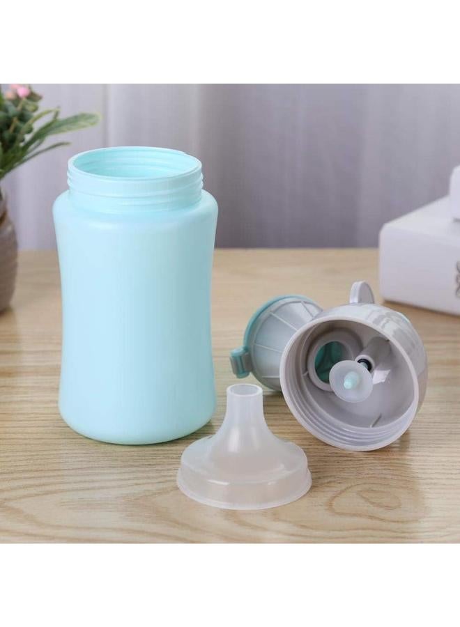Portable Kids Potty Urinal - Cute Cartoon Frog Emergency Pee Bottle for Boy & Girl - Leak-Proof Travel Toilet for Car, Camping & Outdoor Training with Hanging Strap - Blue Color - Image 3