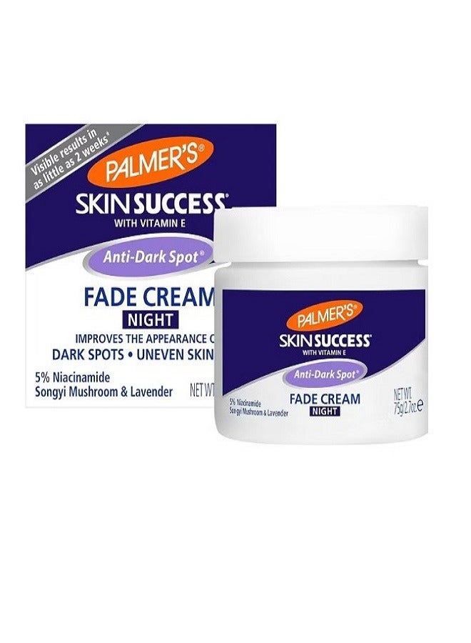 PALMER'S Skin Success Anti Dark Spot Nighttime Fade Cream with Retinol And Niacinamide Night Moisturizer 75g  - Image 1